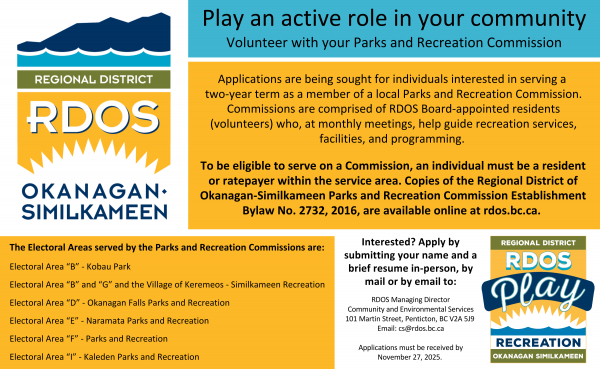 Parks and Rec Commission Ad 2025 1