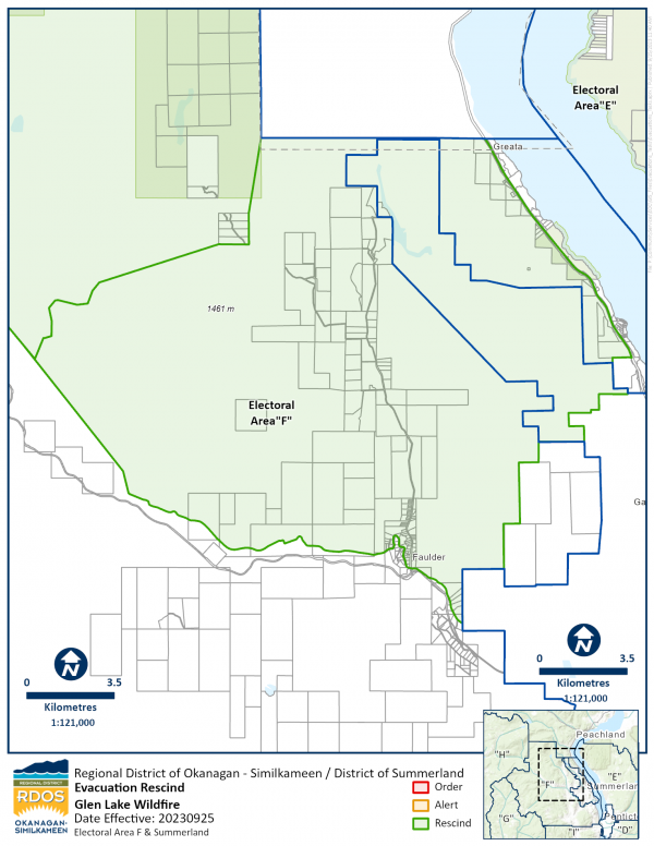 Glen Lake wildfire DOS