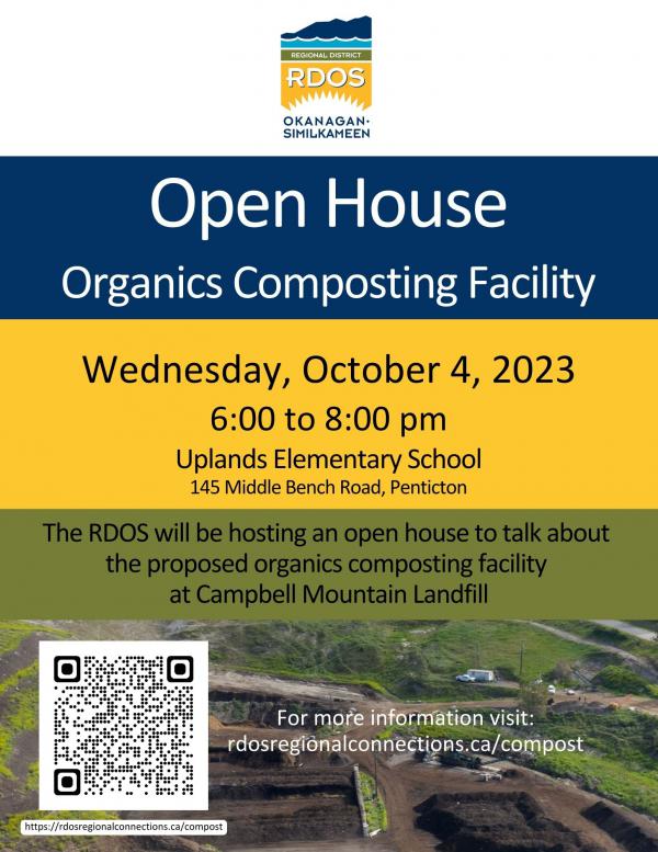 RDOS CMLF Compost Facility Open House POSTER 9.5 x 11 in
