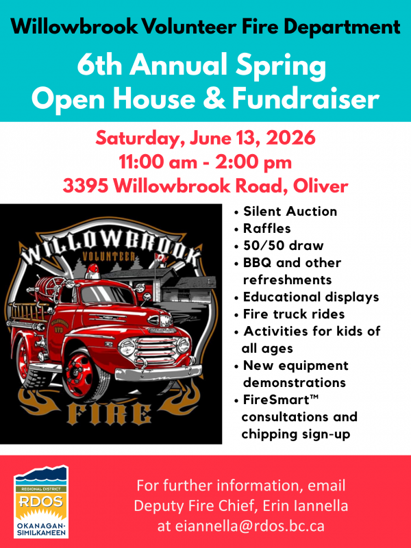 june 13 2026 open house poster willowbrook 2
