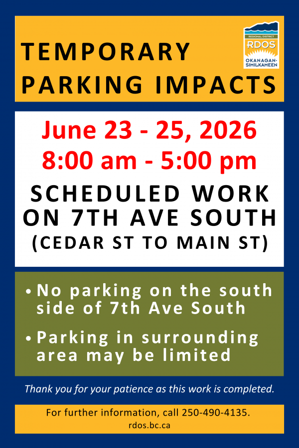 Parking closed due to construction updated 2