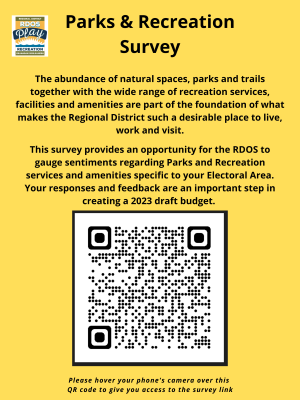 2022 Parks Recreation Survey Poster Portrait 1