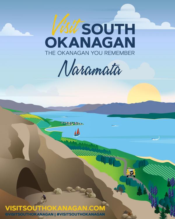 Visit South Okanagan Naramata poster 1
