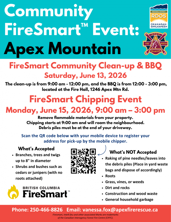 FS Apex Mountain Events June 13 and 15 2026 2