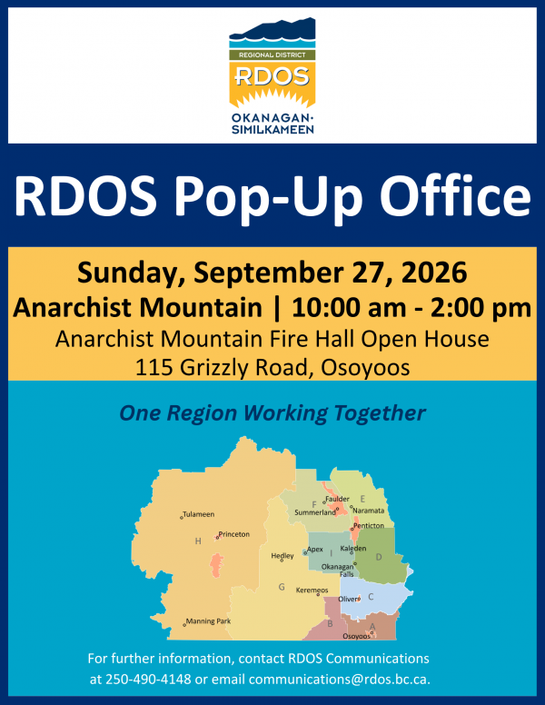 RDOS August Anarchist Mtn pop up poster