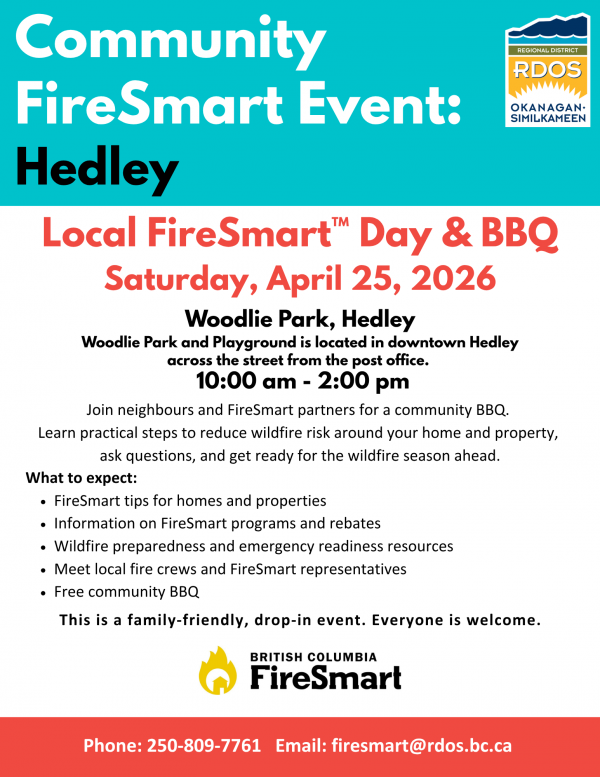 FS Hedley FireSmart Day April 25 2026