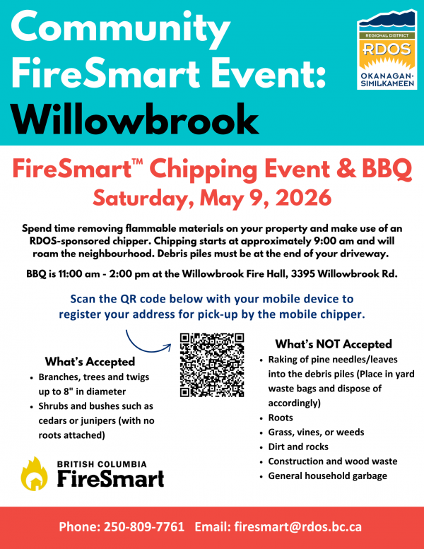 FS Willowbrook Chipping Event and BBQ May 9 2026