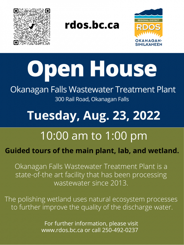RDOS Open House OK Falls WWTP POSTER