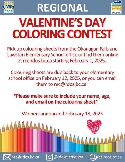 Valentines Coloring Contest